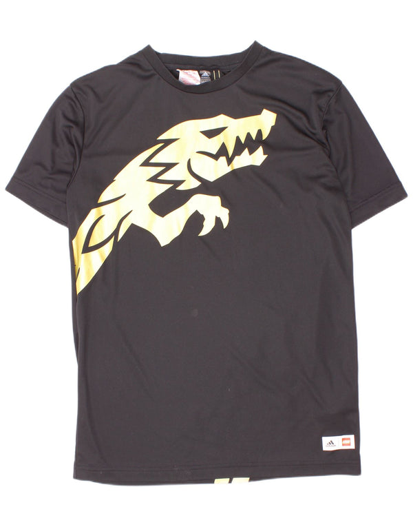 Camiseta Adidas Boys Primegreen Graphic Top 11-12 Anos Preto Poliéster