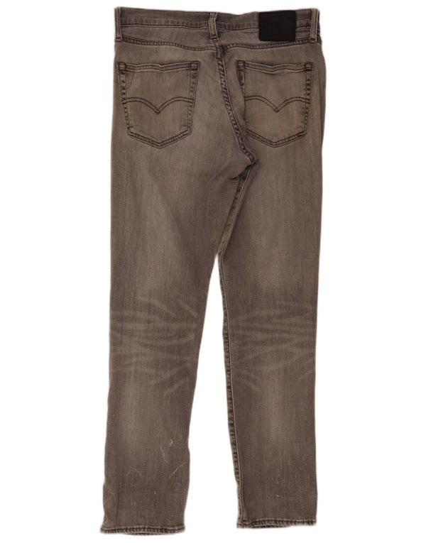 Levi's Mens Slim Jeans W32 L30 Algodão Cinza