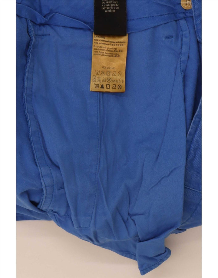 Scotch & Soda Mens Chino Shorts W30 Algodão Azul Médio