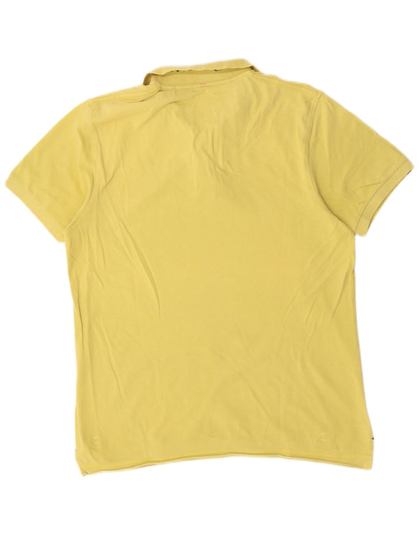 Camisa polo masculina Sun68 2XL algodão amarelo