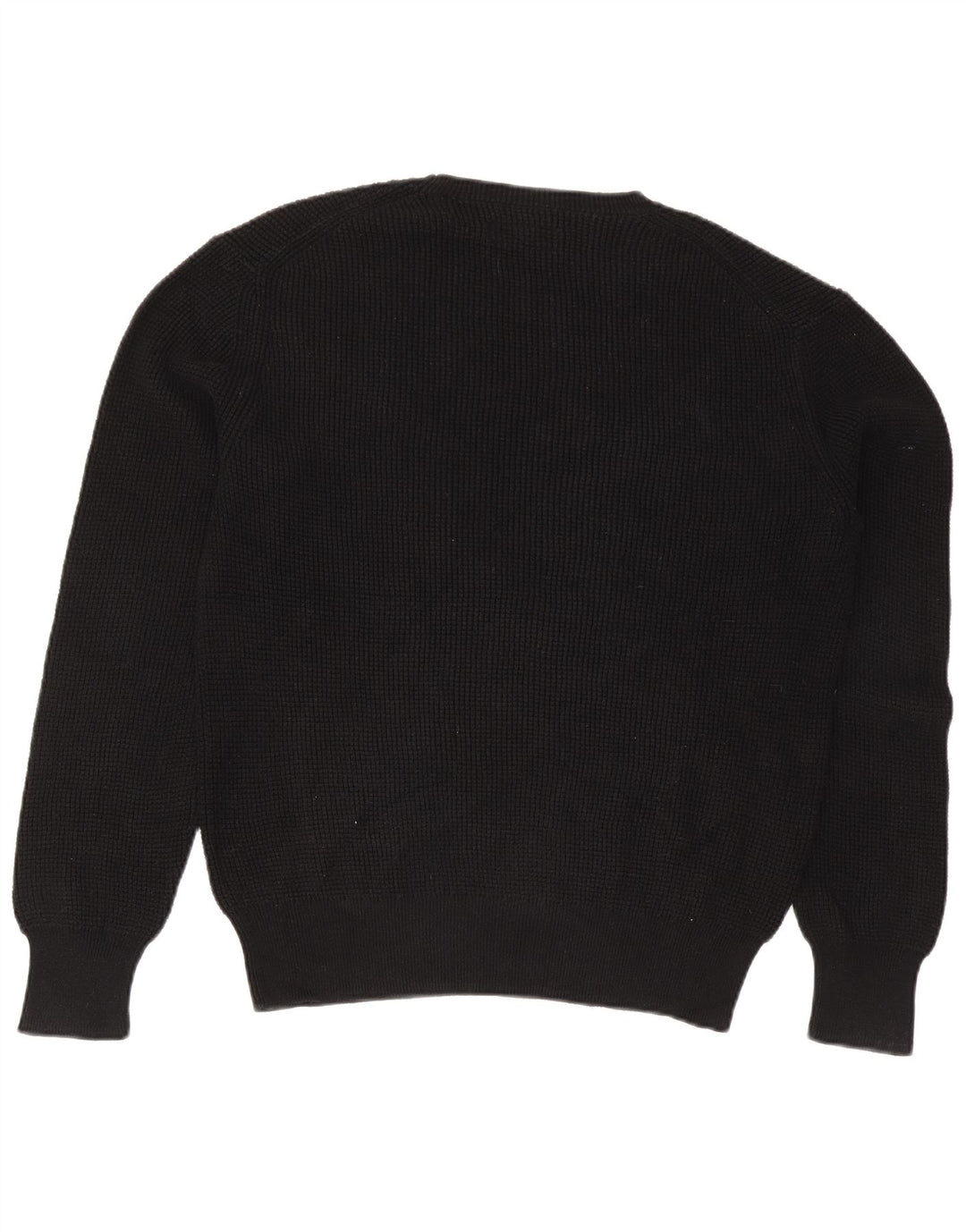 Suéter masculino All Saints com gola redonda, grande algodão preto