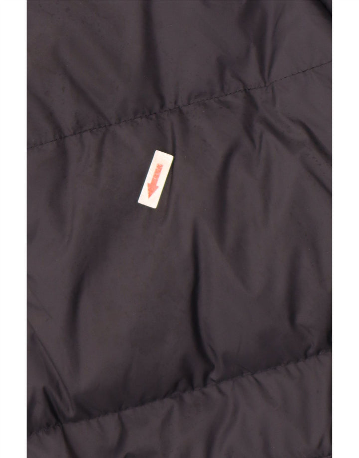 Jaqueta masculina acolchoada com capuz SALEWA UK 40 grande poliamida azul marinho