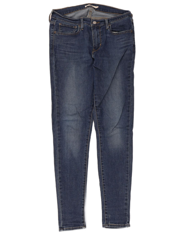 Calça jeans feminina Levi's 710 Super Skinny W30 L32 azul algodão