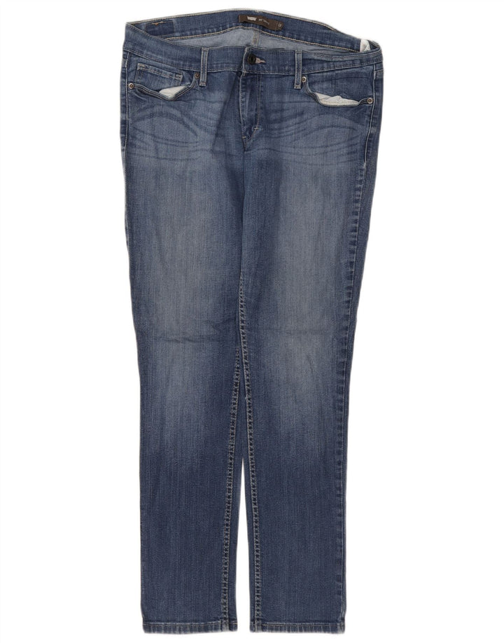 LEVI'S Feminino 524 Skinny Jeans W31 L32 Azul Algodão