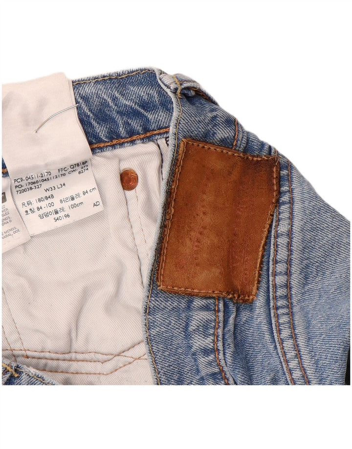 Calça jeans feminina Levi's W33 L32 azul algodão