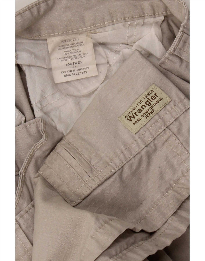 Shorts cargo masculino Wrangler W44 2XL algodão cinza