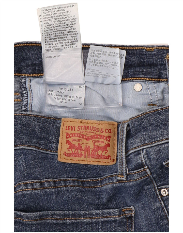 Calça jeans feminina LEVI'S 311 Shaping Skinny W30 L34 azul algodão