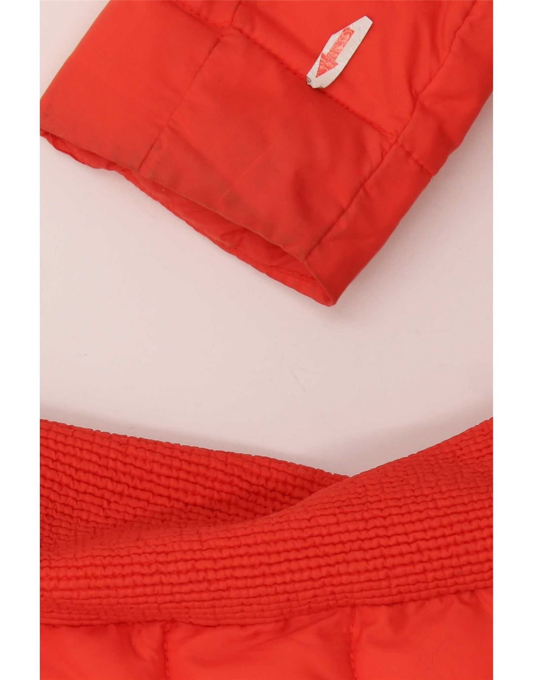 Jaqueta acolchoada com capuz feminina Superdry UK 18 XL vermelho nylon