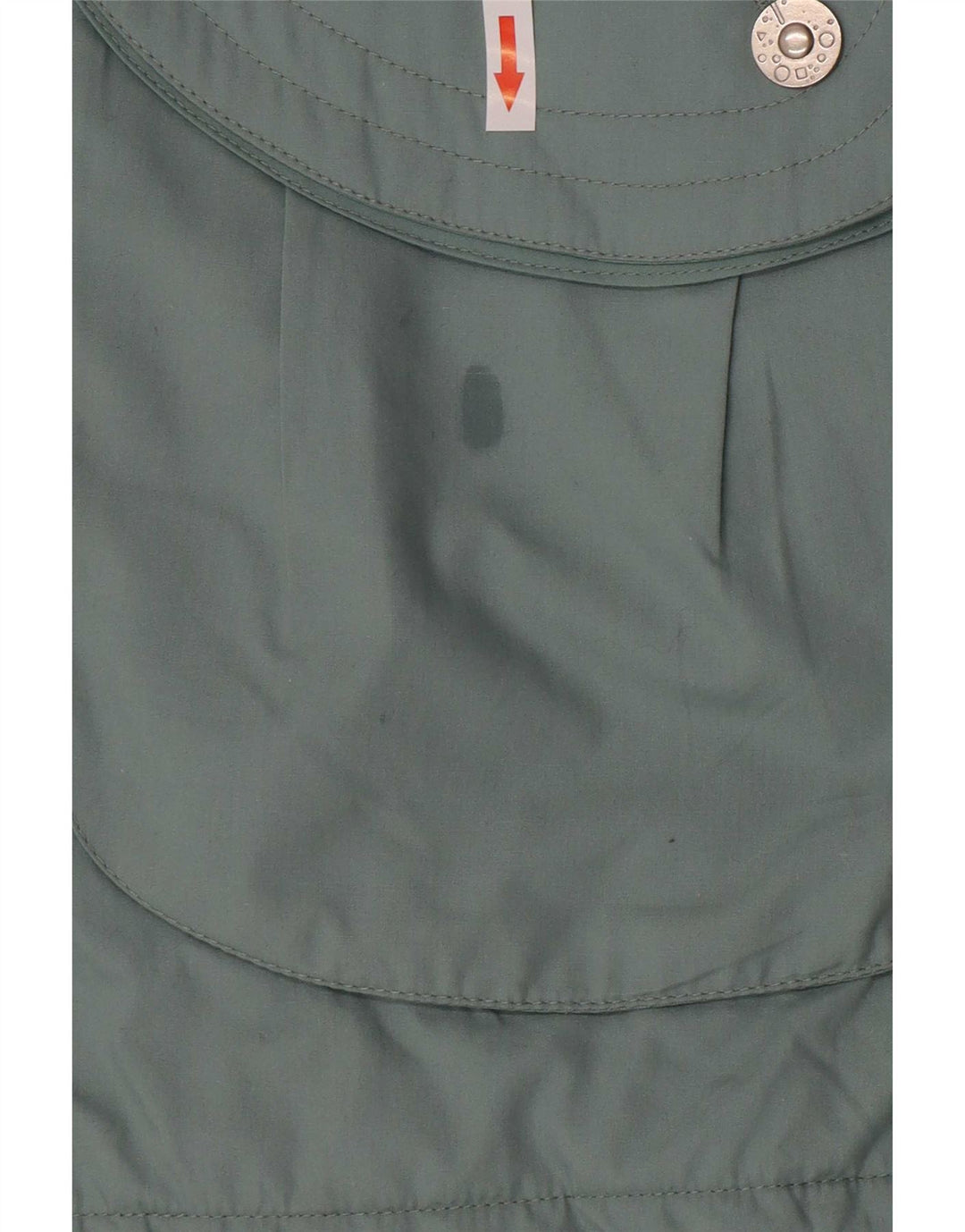 Casaco acolchoado superdimensionado feminino Scherer UK 12 poliéster verde médio