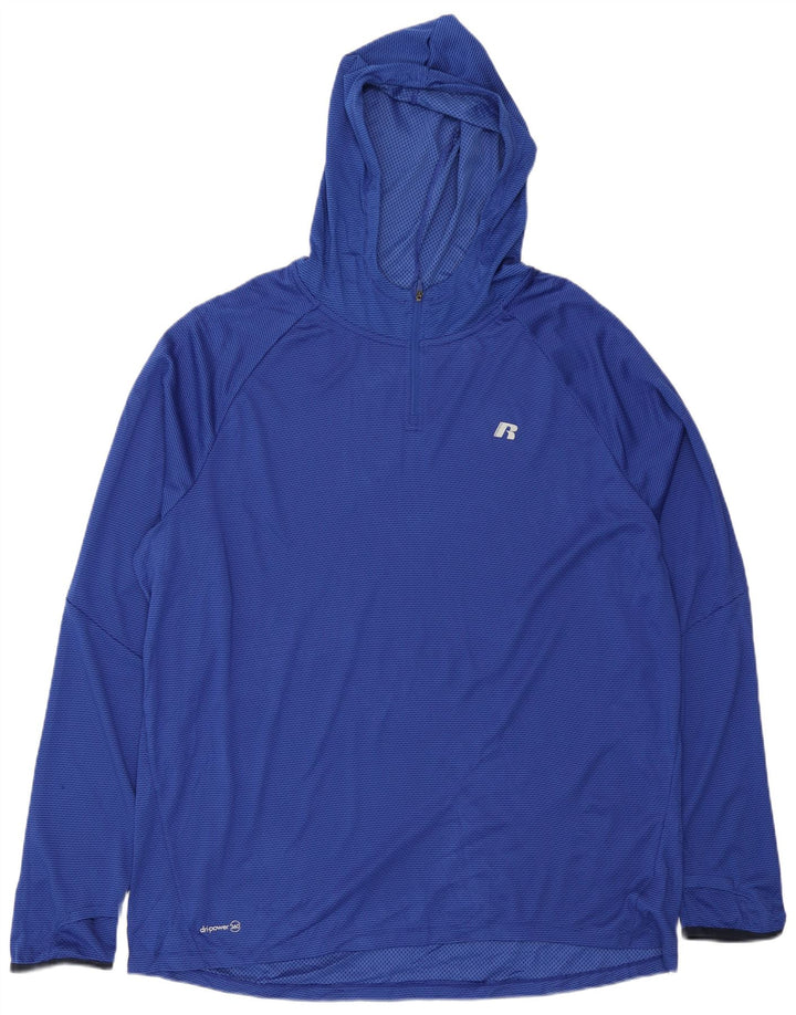 Russell Athletic masculino Dri-Power pulôver com capuz moletom XL azul marinho