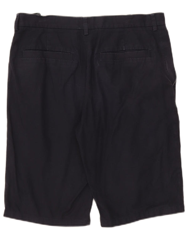Cos Mens Chino Shorts EU 46 Pequeno W30 Azul Marinho Algodão