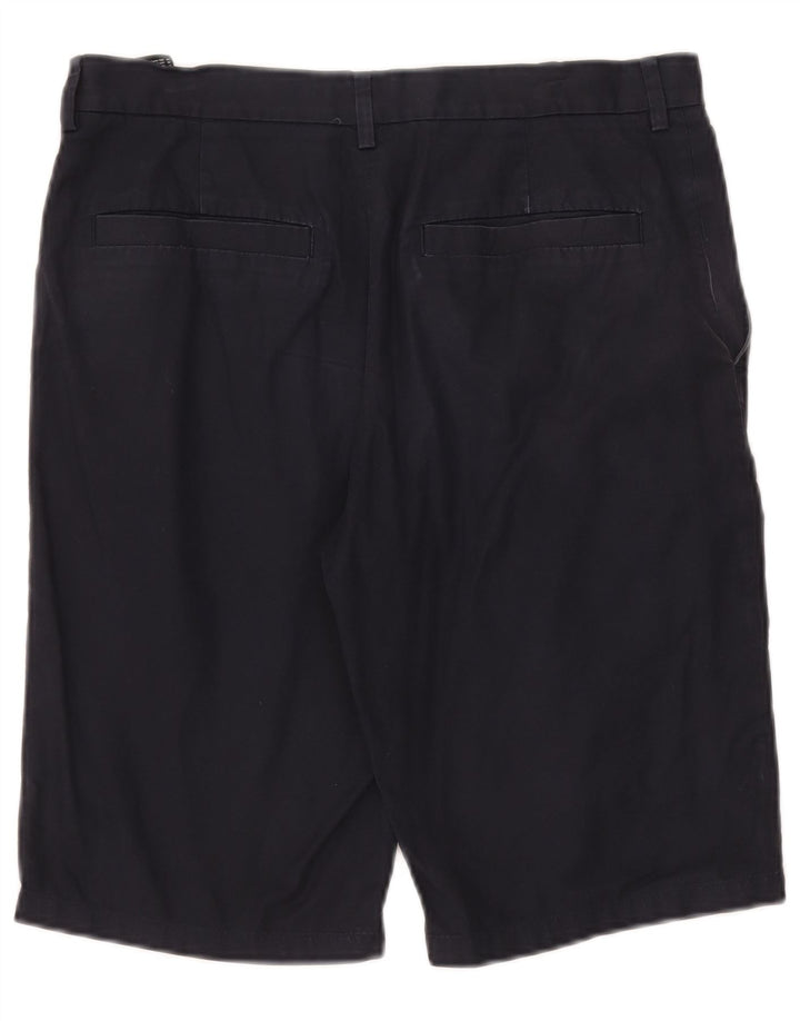 Cos Mens Chino Shorts EU 46 Pequeno W30 Azul Marinho Algodão