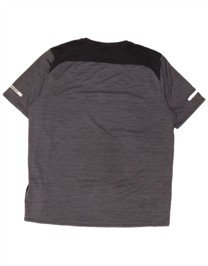 Camiseta masculina Under Armour Top XL cinza colorblock poliéster