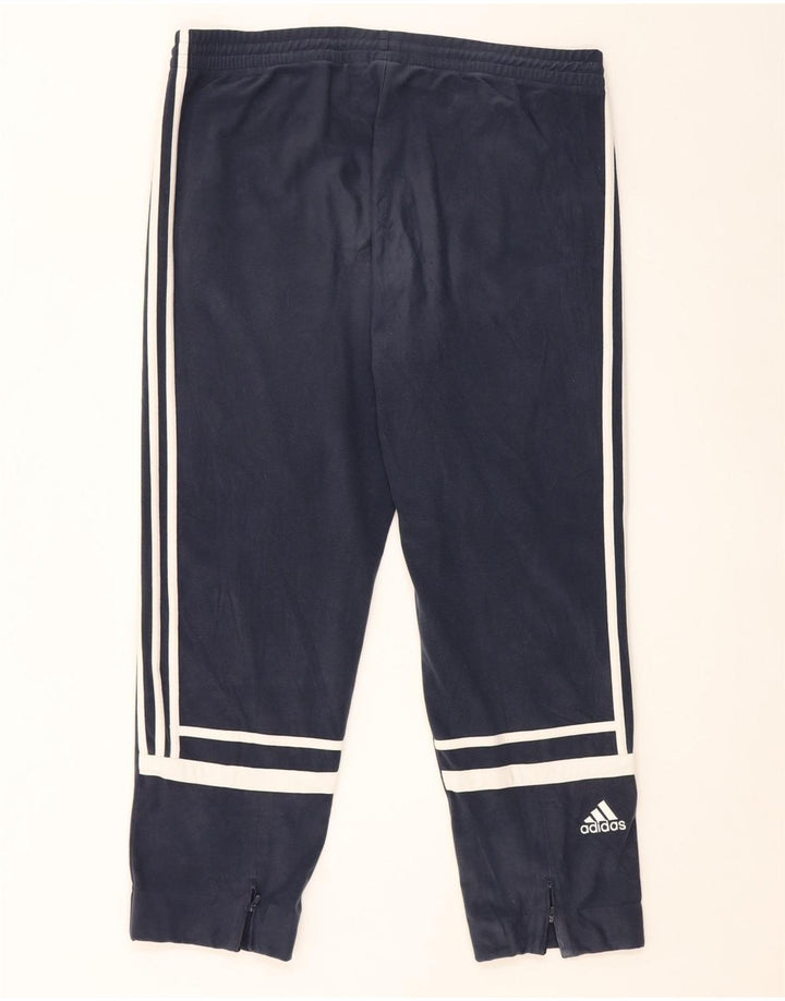 Calça de treino masculina Adidas XL azul marinho poliéster