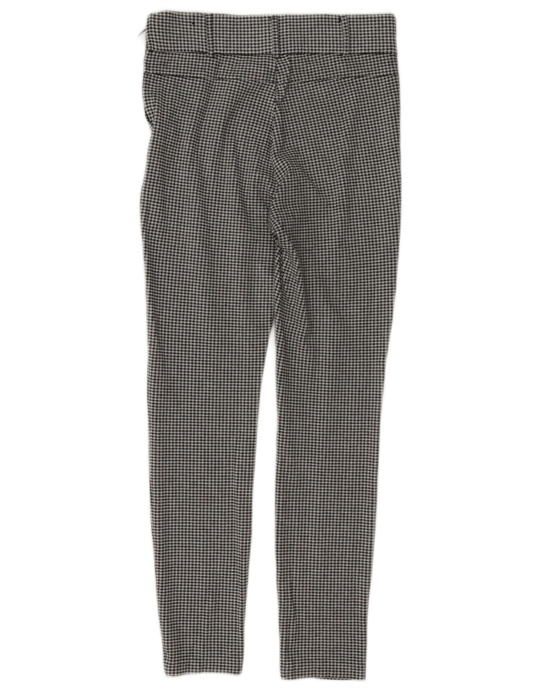 Zara Womens Trafaluc Leggings UK 8 Pequeno Preto Gingham