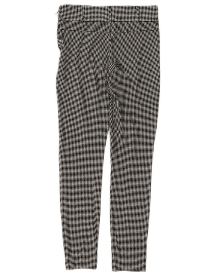 Zara Womens Trafaluc Leggings UK 8 Pequeno Preto Gingham