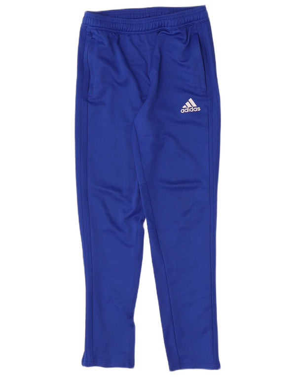 Calças de treino Adidas Boys Slim Fit 13-14 anos azul poliéster