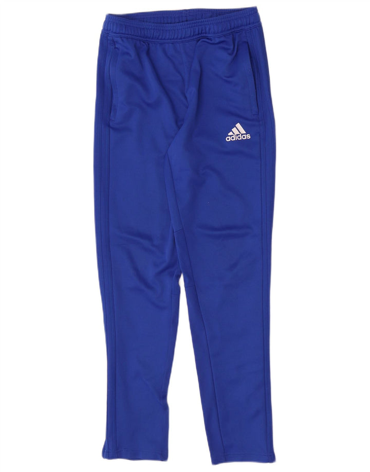 Calças de treino Adidas Boys Slim Fit 13-14 anos azul poliéster