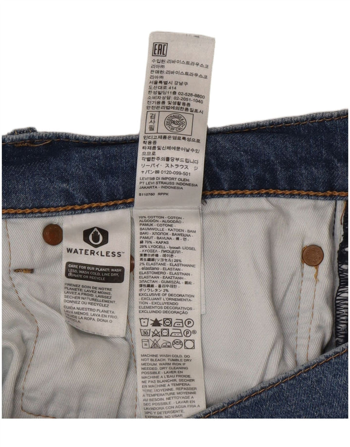 Levi's Mens Slim Jeans W32 L30 Azul Algodão