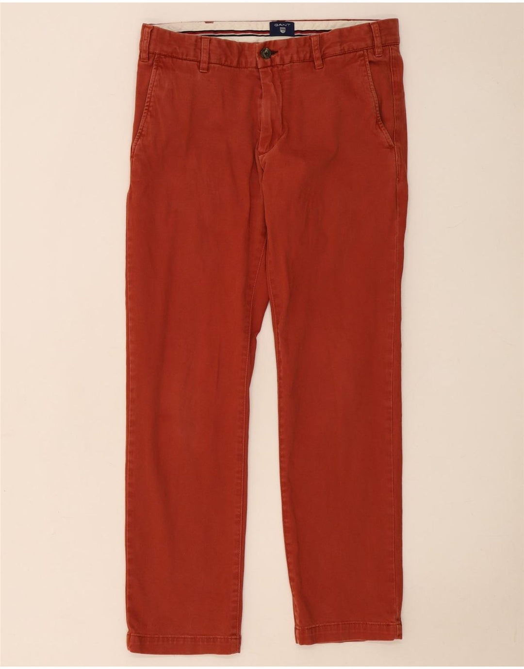 Calça Chino Regular Masculina Gant W32 L30 Vermelha