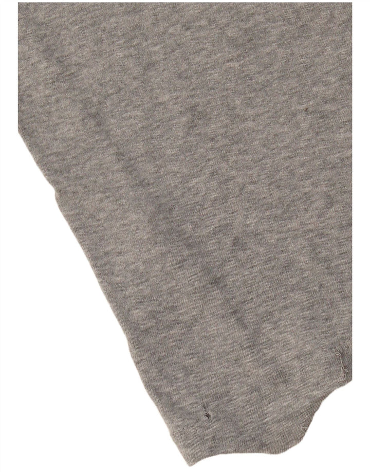 Camiseta masculina G-Star Top algodão manchado cinza médio