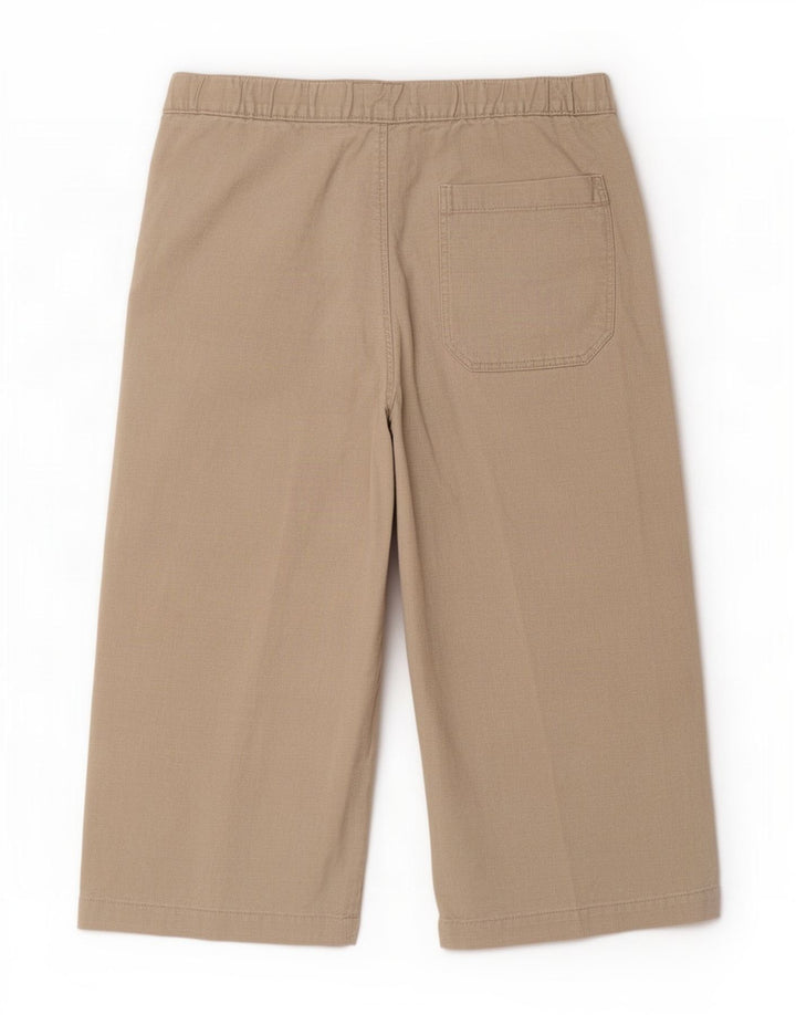 Calça masculina Marks & Spencer Blue Harbor Capri W32 linho bege médio