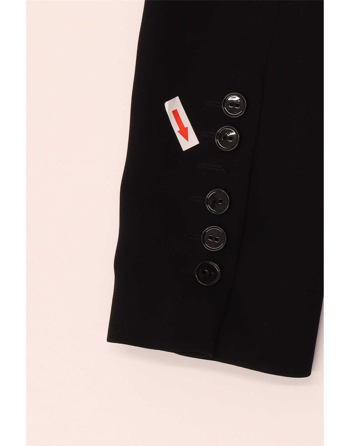 Jaqueta blazer feminina Zara com 1 botão EU 36 XS preta