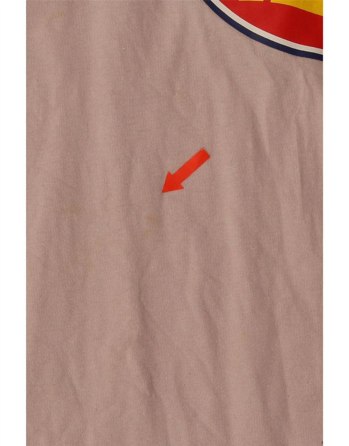 Camiseta gráfica masculina Dickies top pequeno algodão rosa