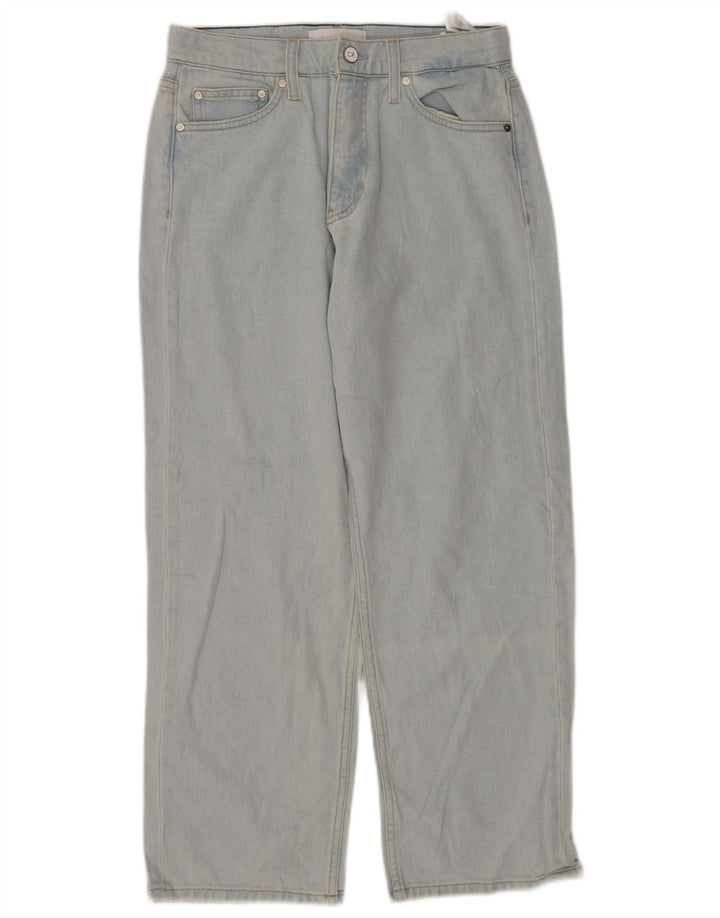 Calça jeans reta feminina CALVIN KLEIN W28 L27 algodão azul