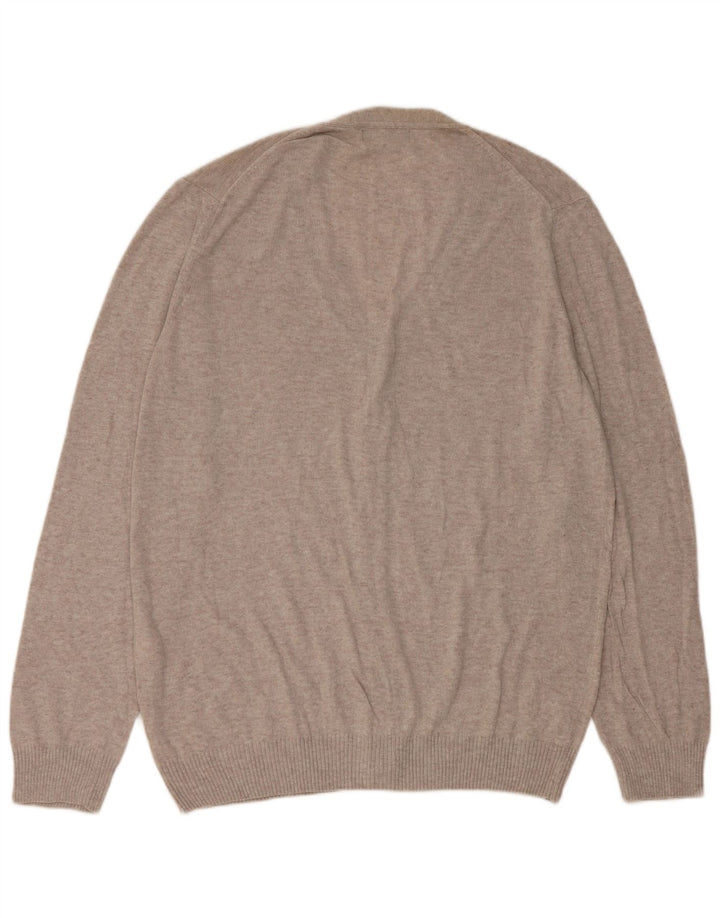 Suéter cardigã masculino Zara XL cinza