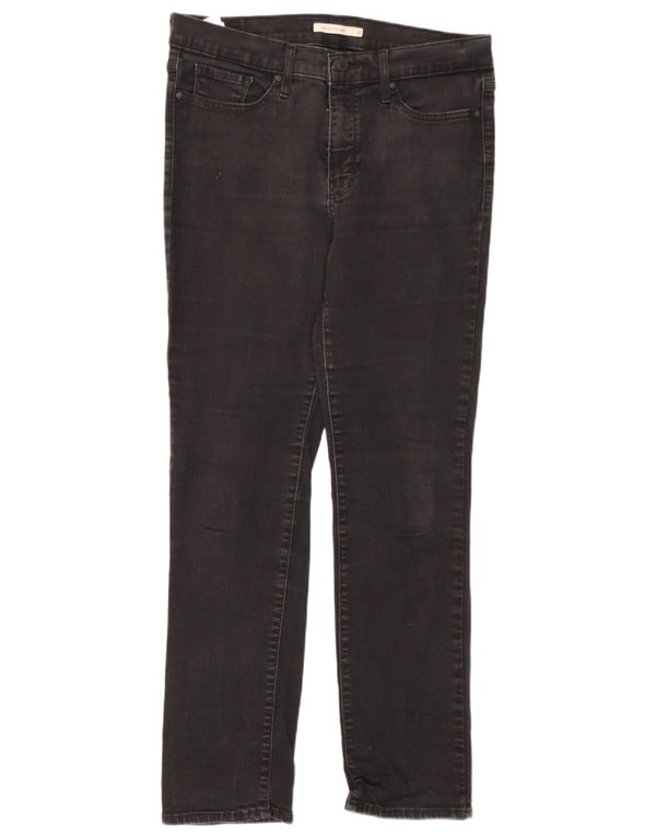 Calça jeans feminina Levi's 312 Shaping Slim W31 L30 algodão preto