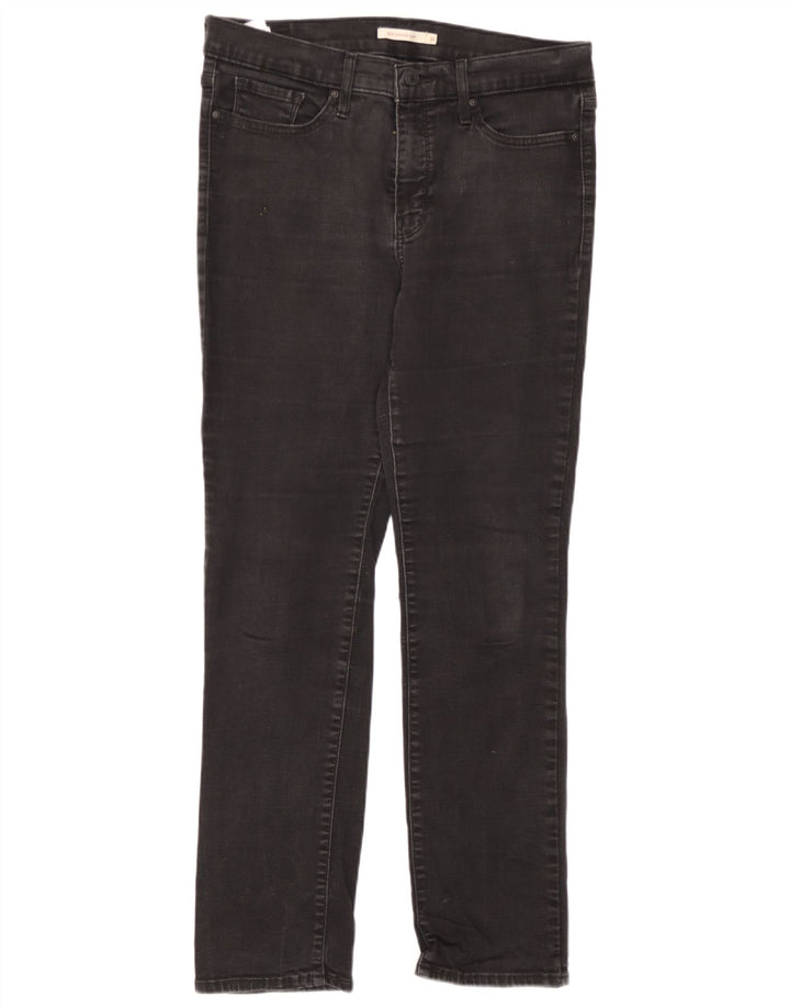 Calça jeans feminina Levi's 312 Shaping Slim W31 L30 algodão preto
