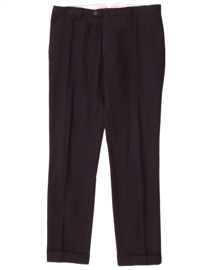 CANTARELLI terno masculino de 2 peças com peito duplo IT 50 grande W34 L31 azul marinho