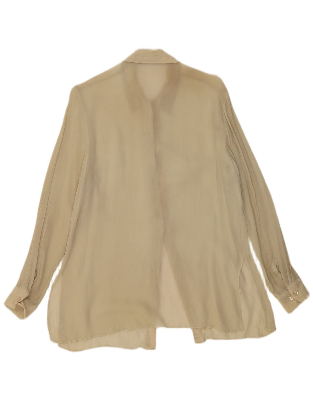Blusa feminina Nitya transparente UE 38 viscose bege médio