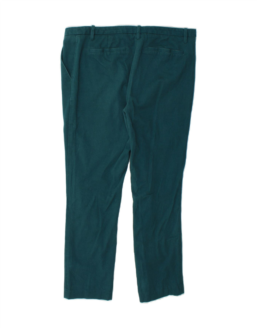 MOSSIMO Womens Slim Suit Trousers US 12 Large W34 L27 Green Cotton Vintage Mossimo and Second-Hand Mossimo from Messina Hembry 