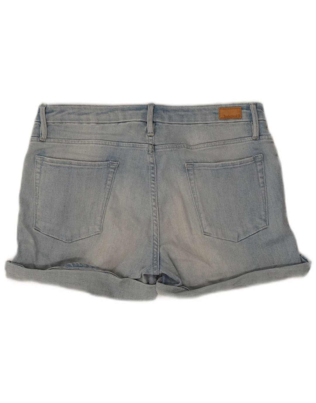 Shorts jeans feminino Timberland W29 médio azul algodão