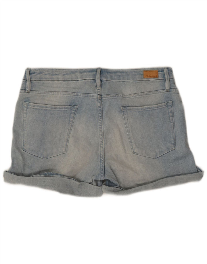 Shorts jeans feminino Timberland W29 médio azul algodão