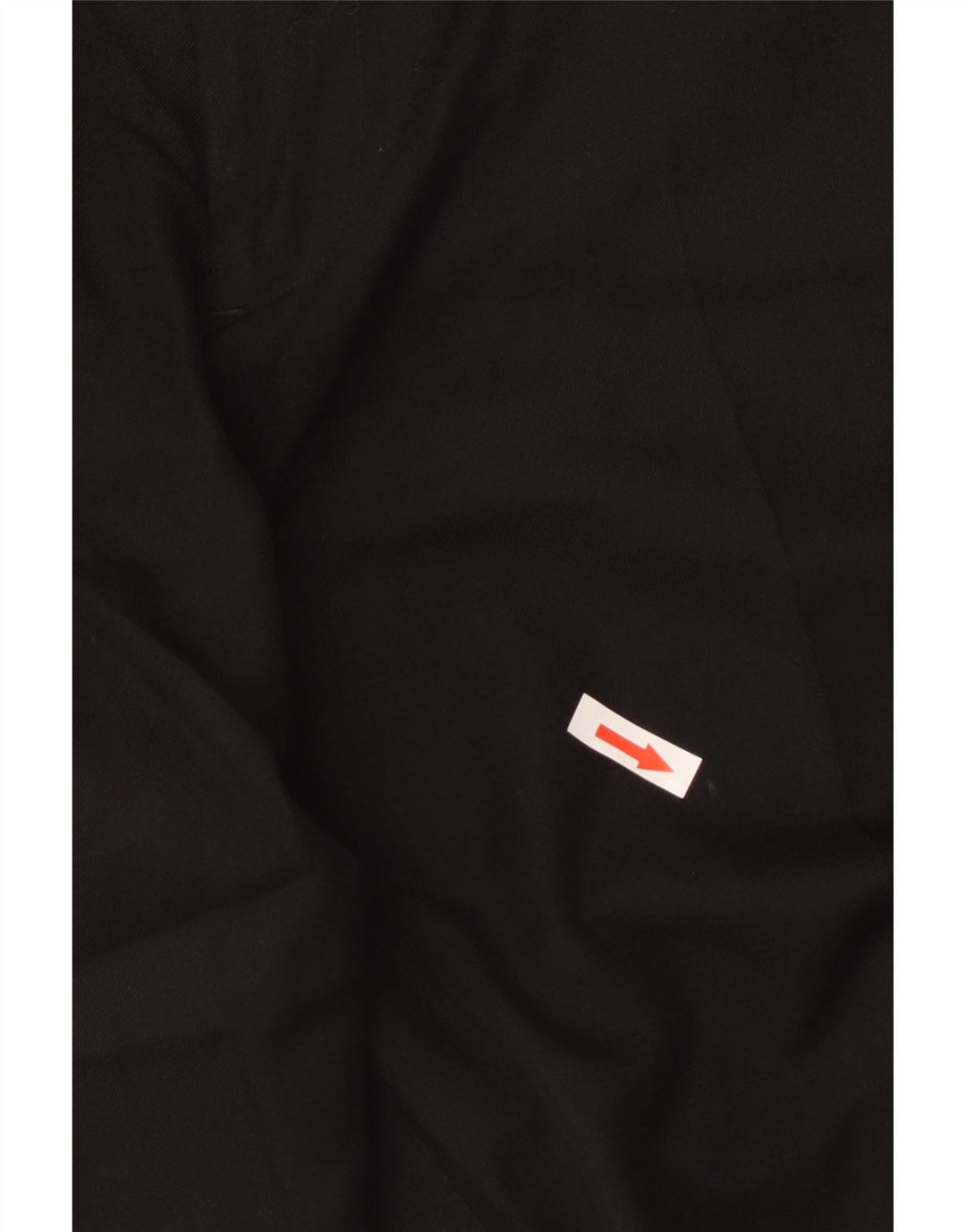 Calça chino reta masculina Izod W34 L32 poliéster preto