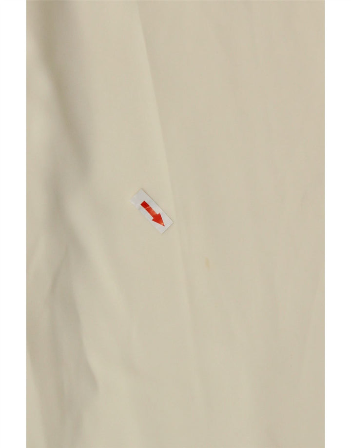 Calça chino reta feminina VERSACE IT 46 grande W32 L32 branco