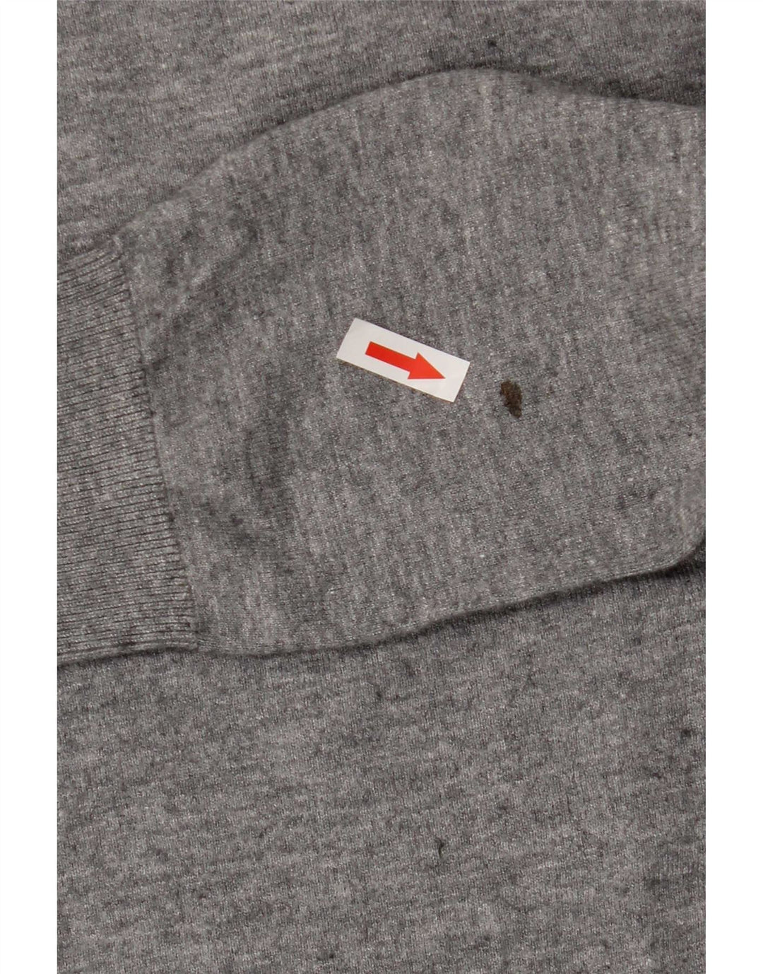 Suéter masculino Zara com gola redonda e viscose cinza pequena