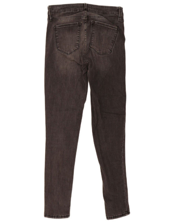 Jeans skinny feminino Gap UK 4 XS W25 L28 algodão cinza
