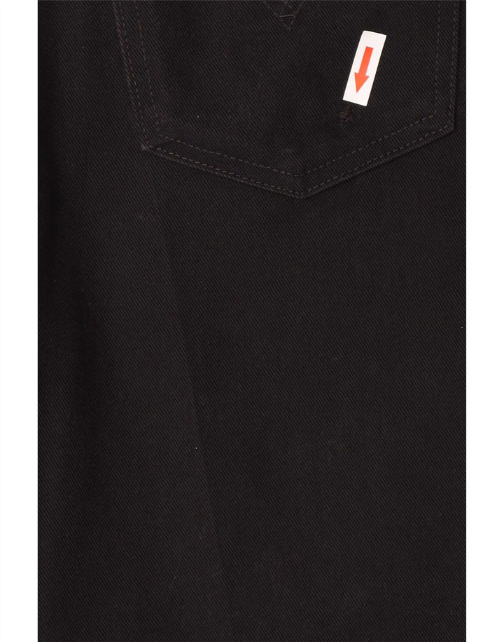 Calça jeans reta masculina Levi's W34 L34 algodão preto