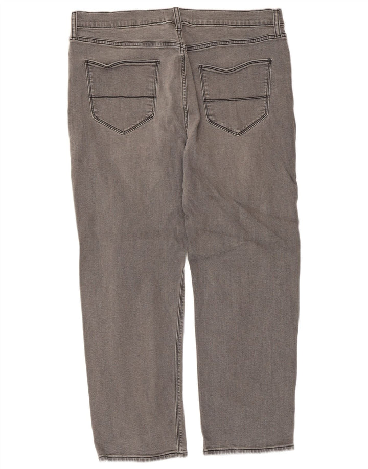 Jeans retos masculinos Marks & Spencer W36 L29 algodão cinza