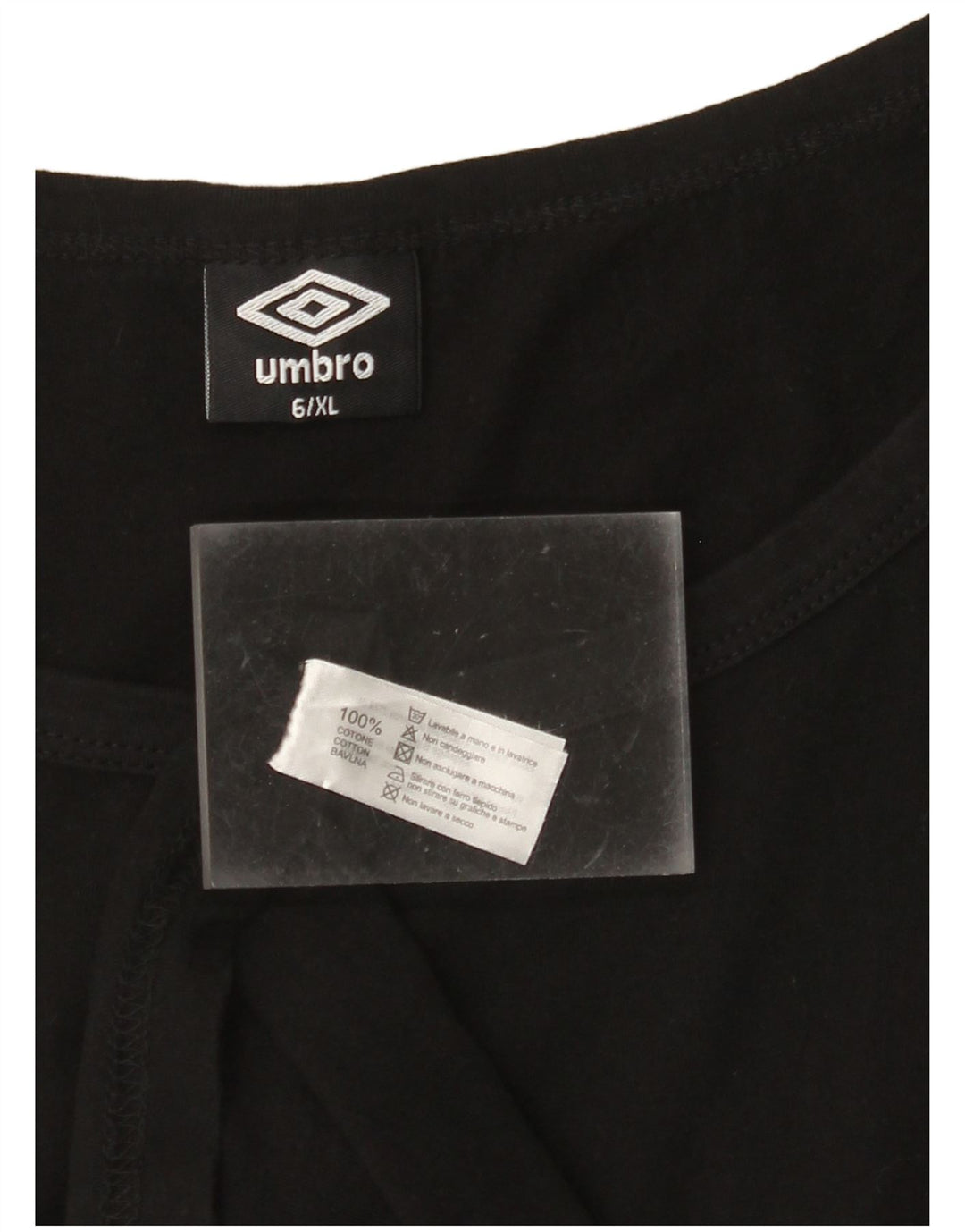 Colete feminino UMBRO UK 18 XL algodão preto