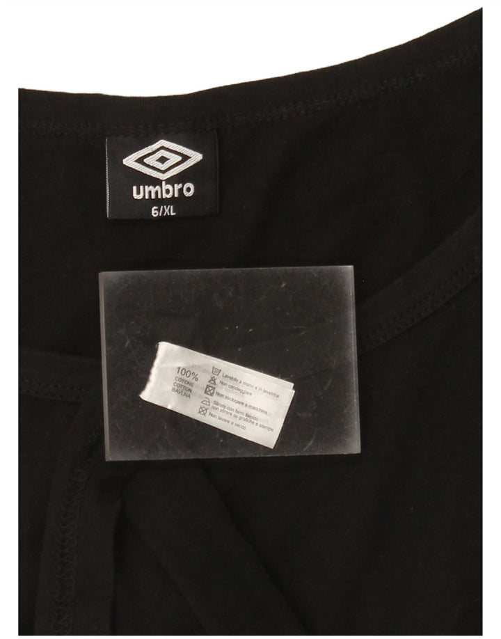 Colete feminino UMBRO UK 18 XL algodão preto