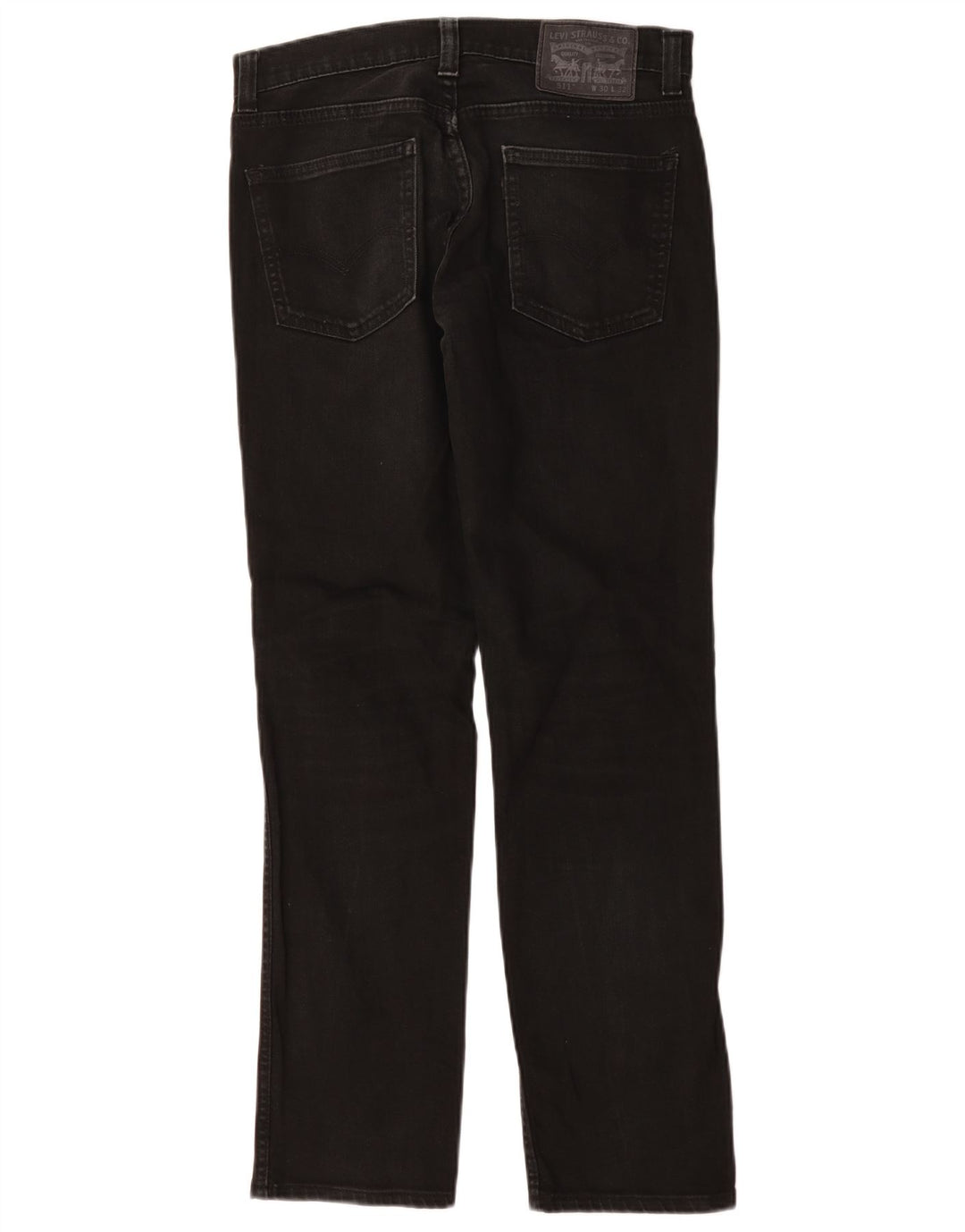 Levi's Masculino 511 Slim Jeans W30 L32 Algodão Preto