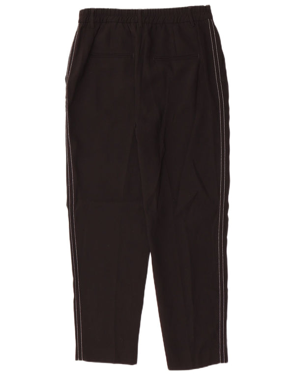 Calça Chino Cônica Feminina Zara XS W26 L25 Poliéster Preto
