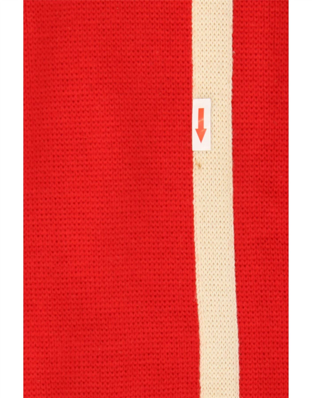 Suéter masculino Life Line com gola redonda e lã colorblock médio vermelho