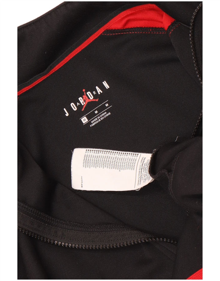 Jordan Mens Treino Top Jaqueta Médio Preto Colorblock Poliéster