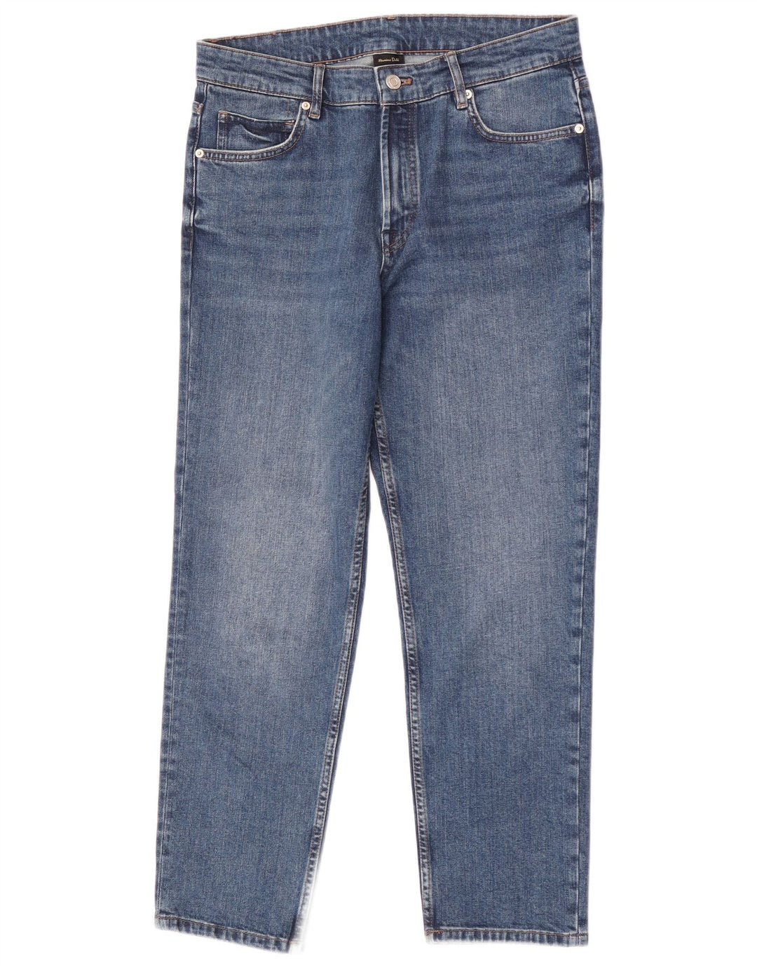 Jeans Slim Feminino Massimo Dutti EU 40 Médio W30 L28 Azul